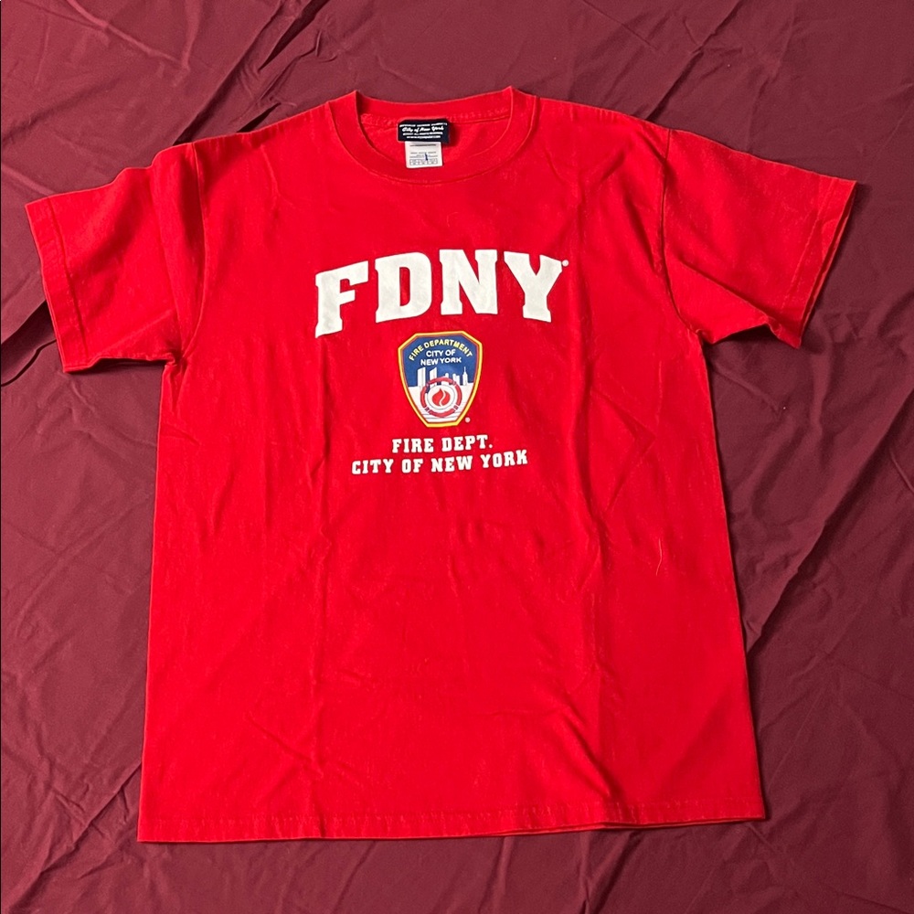 City of New York Fire Department Red T-Shirt